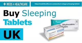 Rest Easy Tonight: Buy Sleeping Tablets in the UK at Meds4Healthcare!