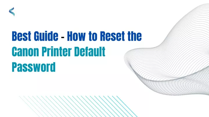 best guide how to reset the canon printer default