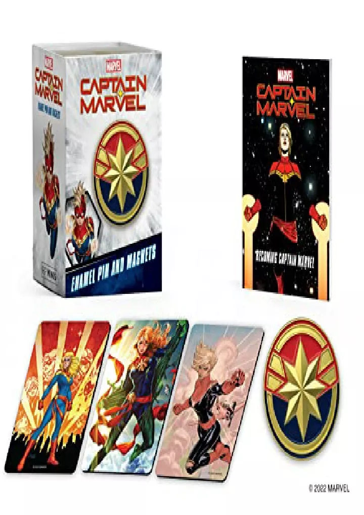 PPT - $PDF$/READ/DOWNLOAD Marvel: Captain Marvel Enamel Pin and