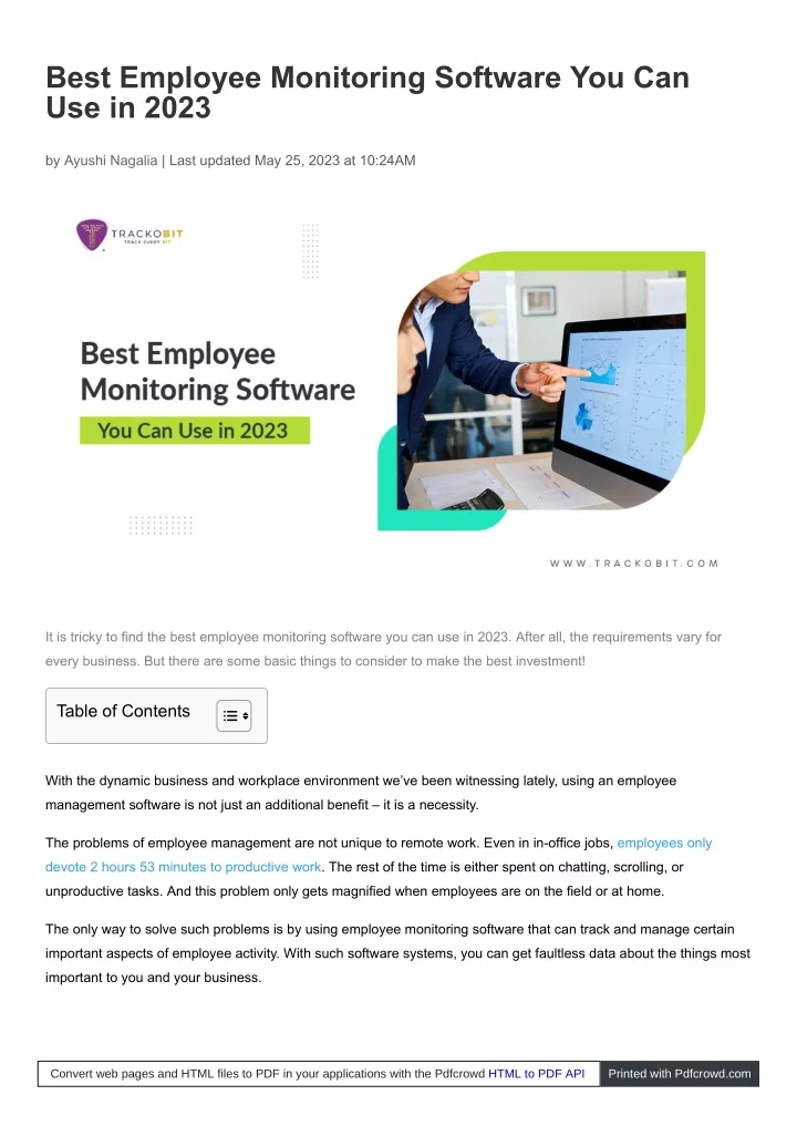 best employee monitoring software