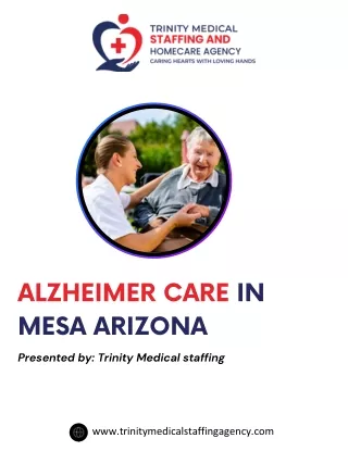 Are You Looking For Alzheimer Care in Mesa Arizona