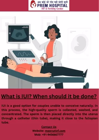 What is IUI When should it be done