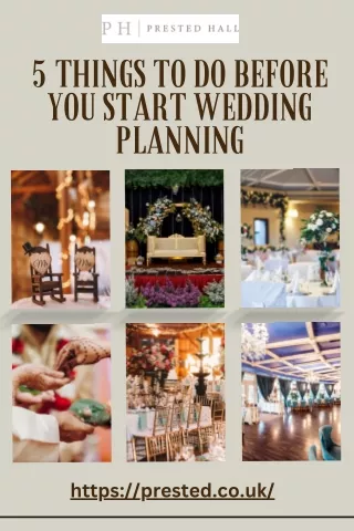 5 Things To Do Before You Start Wedding Planning