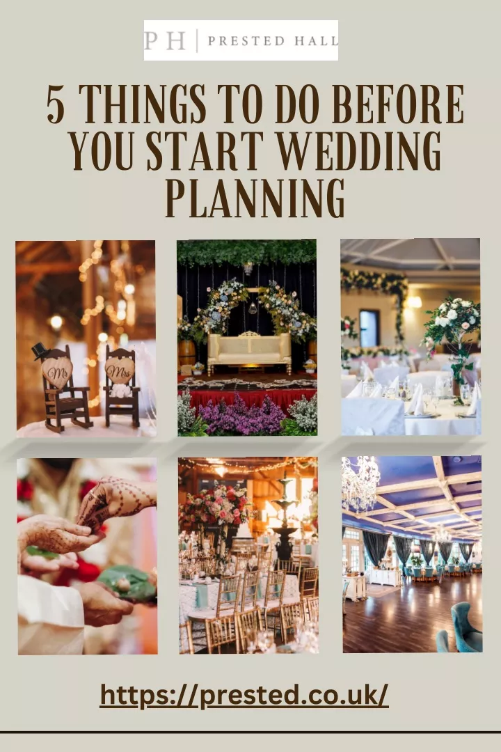 5 things to do before you start wedding planning