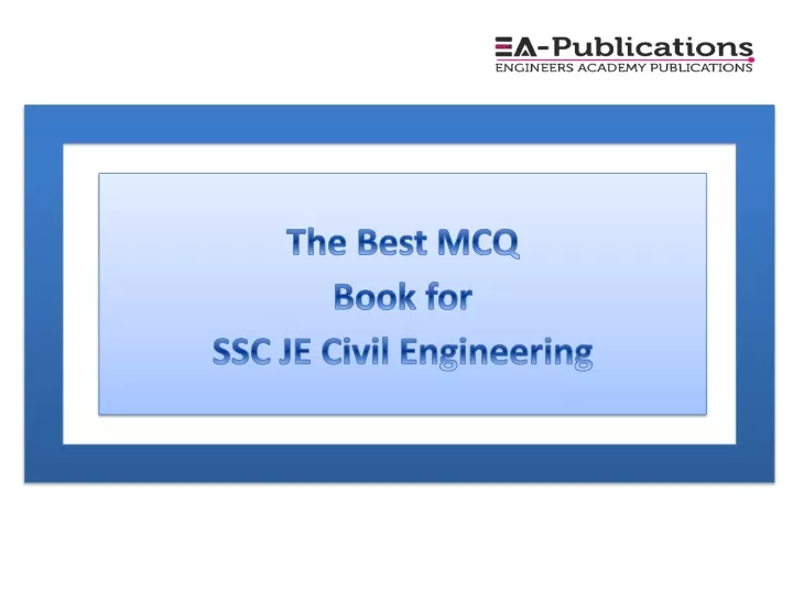 the best mcq book for ssc je civil engineering