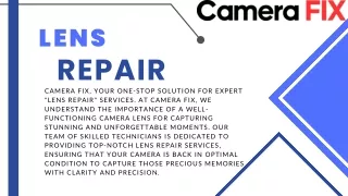 Your Trusted Destination for Expert Lens Repair Services