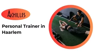 Bereik je fitnessdoelen met onze Personal Trainer in Haarlem