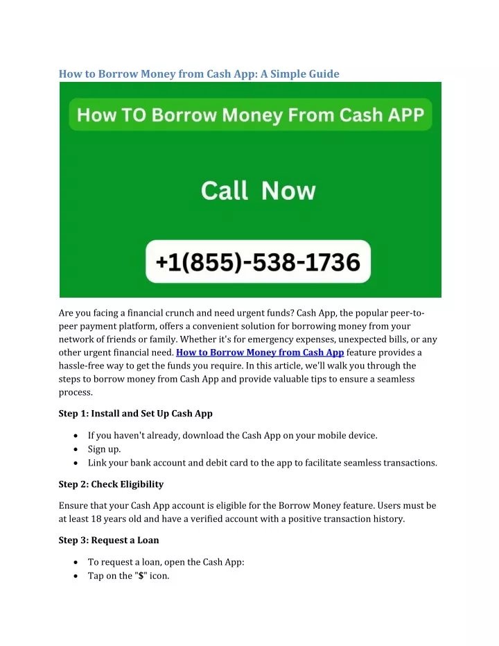 how to borrow money from cash app a simple guide