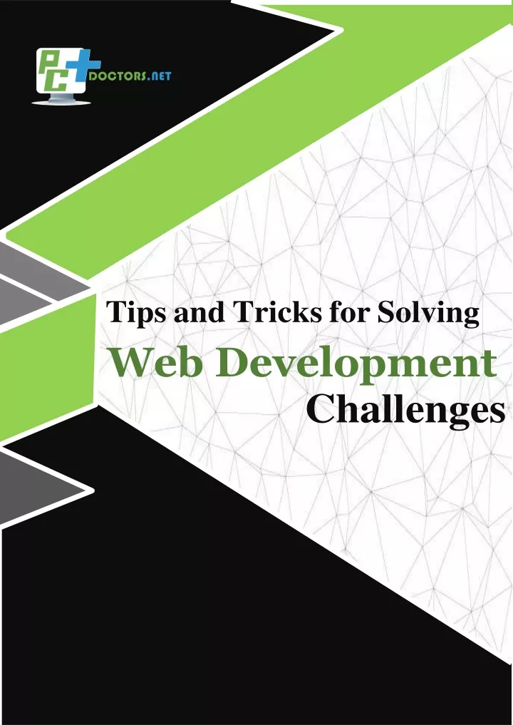 tips and tricks for solving web development