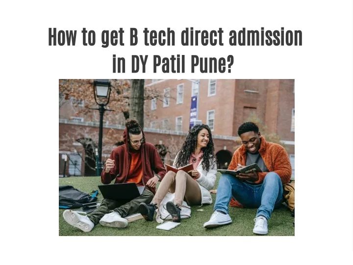 how to get b tech direct admission in dy patil