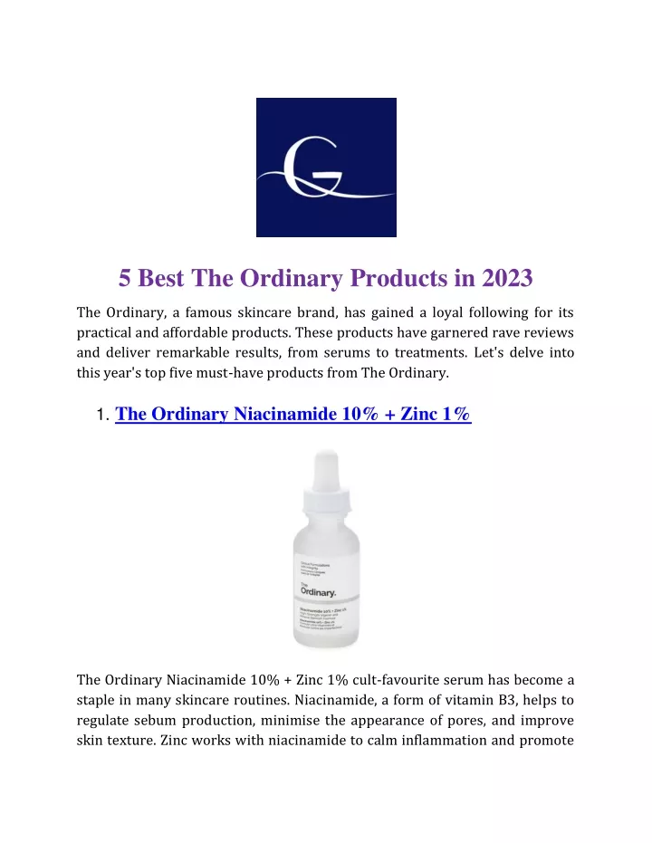 5 best the ordinary products in 2023