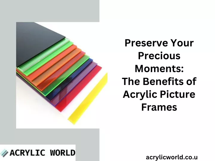 preserve your precious moments the benefits