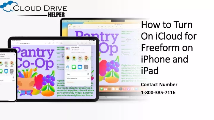 how to turn on icloud for freeform on iphone and ipad