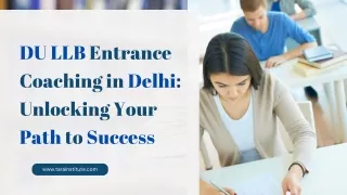 Du LLB Entrance Coaching in Delhi