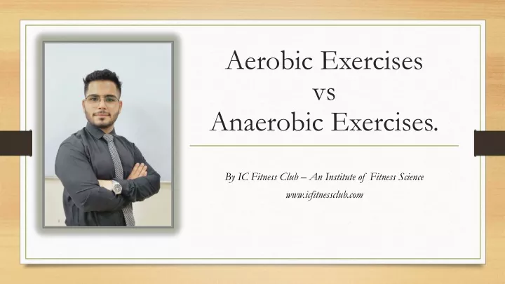 aerobic exercises vs anaerobic exercises
