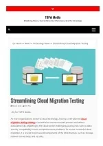 Streamlining Cloud Migration Testing - slide 1