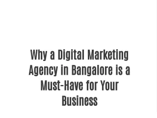 Best digital marketing agency in bangalore