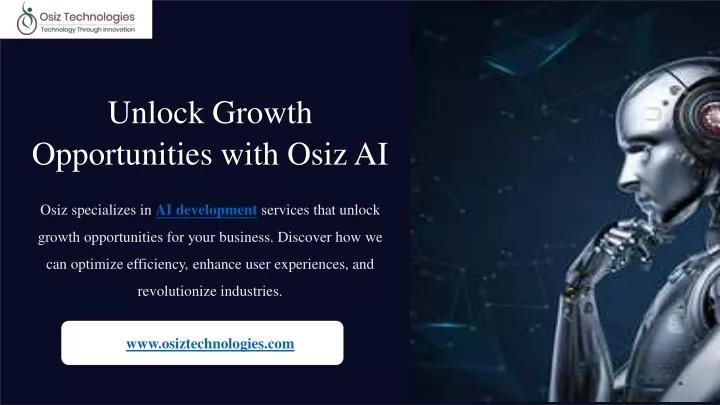 unlock growth opportunities with osiz ai