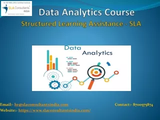 Data Analytics Course in Delhi with 100% job Placement