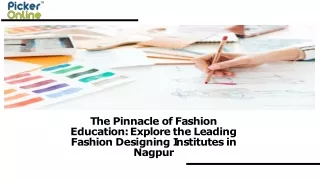 Fashion Designing Institutes in Nagpur.