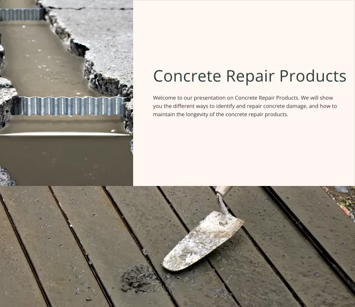 concrete repair products