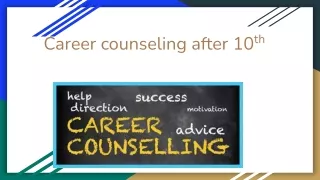 career counseling after 10th