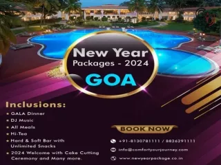 New Year Packages 2024 | New Year Party Packages 2024 in Goa