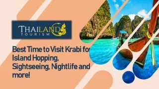 Krabi: Your Perfect Getaway for Island Hopping, Sightseeing, Nightlife, and More