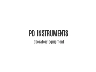 PD INSTRUMENTS