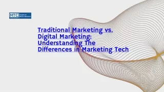 PPT - Digital Marketing Vs Traditional Marketing PowerPoint ...