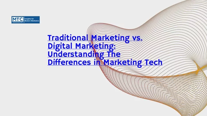 traditional marketing vs digital marketing