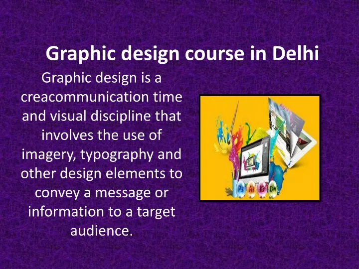 graphic design course in delhi