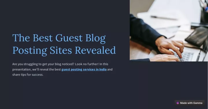 the best guest blog posting sites revealed