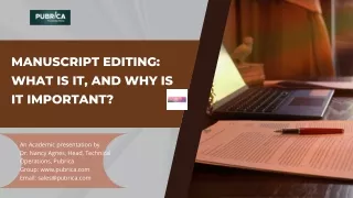 manuscript editing what