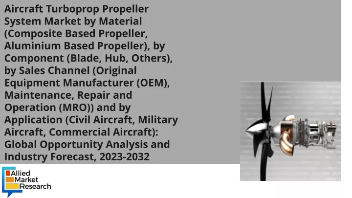 aircraft turboprop propeller system market