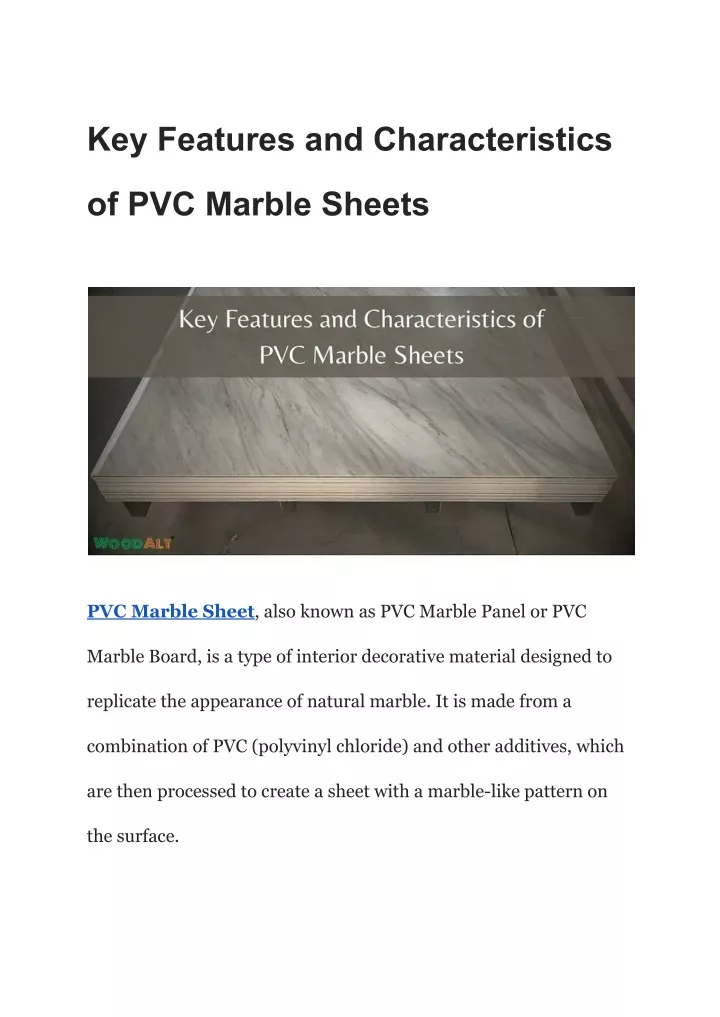 ppt-key-features-and-characteristics-of-pvc-marble-sheets-powerpoint