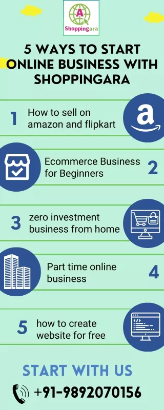 5 Ways to Start Online Business with Shoppingara.org India