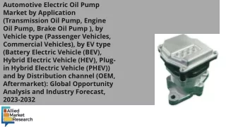 Automotive Electric Oil Pump Market