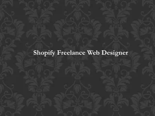Shopify Freelance Web Designer