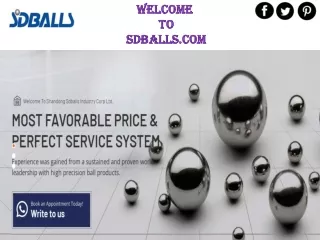 Get the best Chrome Steel Ball at SDBALLS