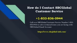 How to Solve SBCGLOBAL Not Sending and Receiving Emails?  1-833-836-0944