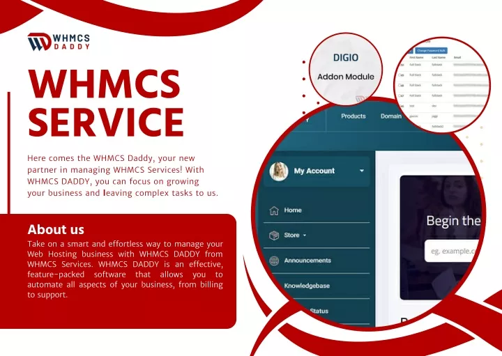 whmcs service partner in managing whmcs services
