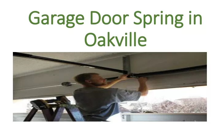 garage door spring in oakville