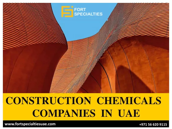 construction chemicals companies in uae