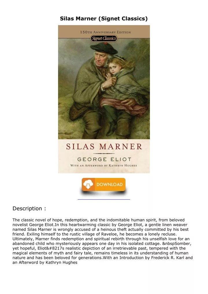 silas marner signet classics