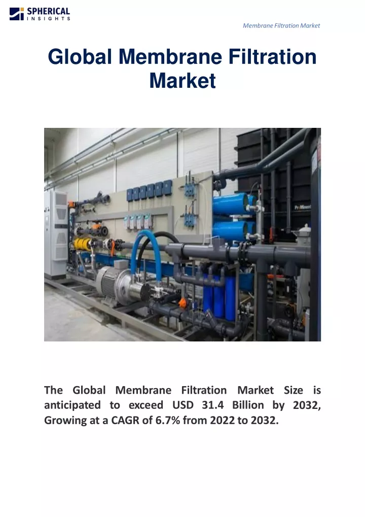 global membrane filtration market