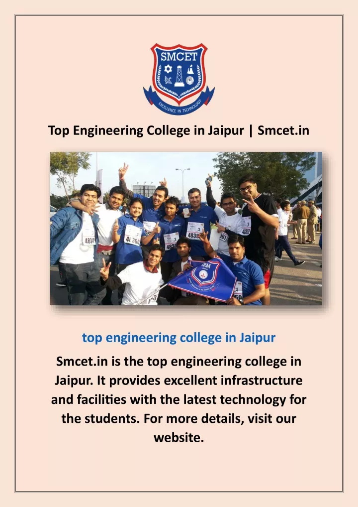 top engineering college in jaipur smcet in