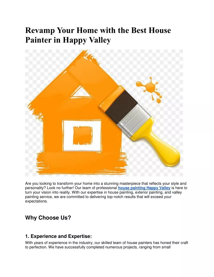 revamp your home with the best house painter