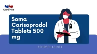 Soma Carisoprodol Tablets 500 mg