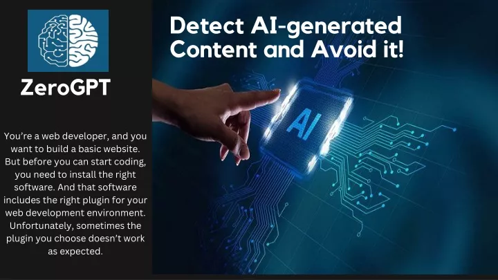 detect ai generated content and avoid it